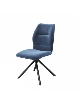 Стул ROMEN 360 Синий Brendy Blue 08/черный