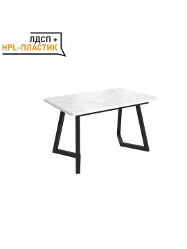Стол  COOPER  130*79 (80) HPL Monte Belo /Черный
