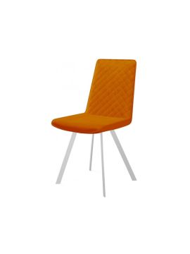 Стул Dikline 202 В17 TERRACOTTA, ножки белые