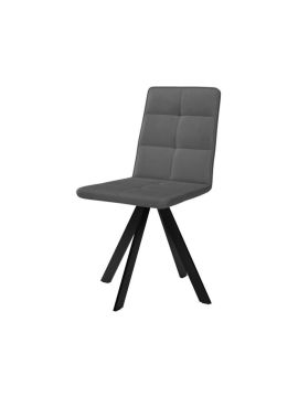 Стул Dikline 230 поворотный B28 ANTRACITE, ножки черные