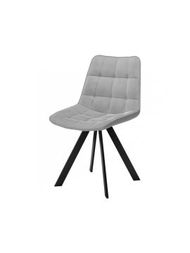Стул Dikline 229 поворотный B22 GREY , ножки черные