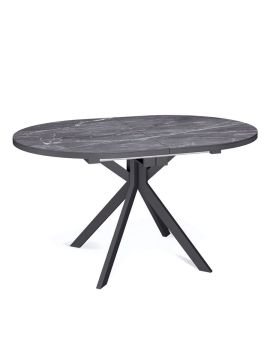 Стол  Kenner DO1300 черный/керамика мрамор черный