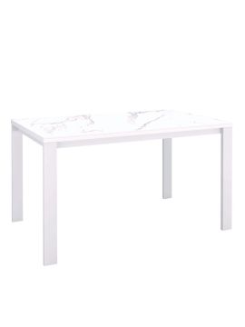 Стол  Kenner BL1300 белый/керамика мрамор белый